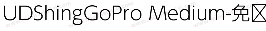 UDShingGoPro Medium字体转换